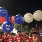 Wonder Balloon & POS Malaysia Fun Run Pacer Balloons and Inflatable Arch