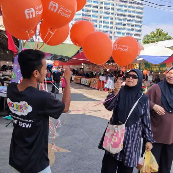 ShopeeFood Helium Balloon Giveaway by Wonder Balloons Malaysia